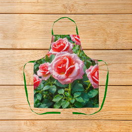 Pink Roses Apron Schürze