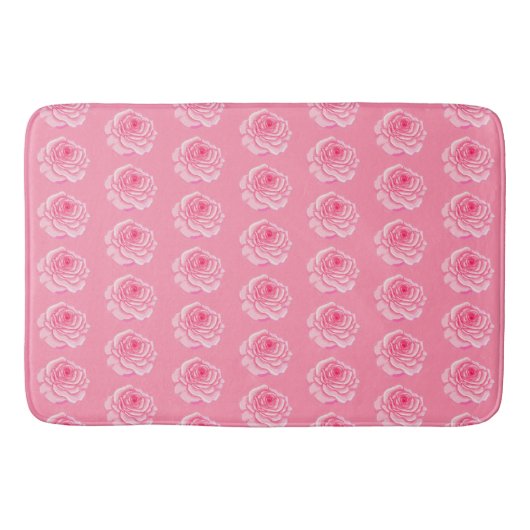 Pink roses badematte (Vorderseite)
