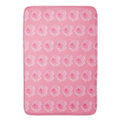 Pink roses badematte (Vorderseite Vertikal)