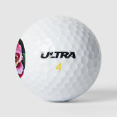 PINK ROSES BLUME GOLFBALL (Logo)