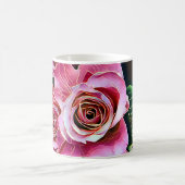 PINK ROSES BLUME KAFFEETASSE (Mittel)