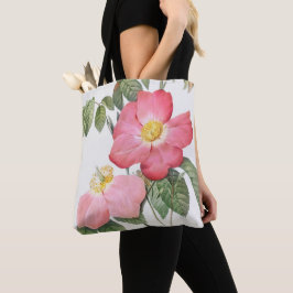 Pink Roses Blume Pierre Joseph Redoute Tote Bag Tasche