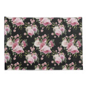 Pink Roses Bouquet Pillow Case Kissenbezug (Rückseite-Rechts)