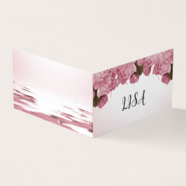 PINK ROSES BUSINESS CARDS VISITENKARTEN