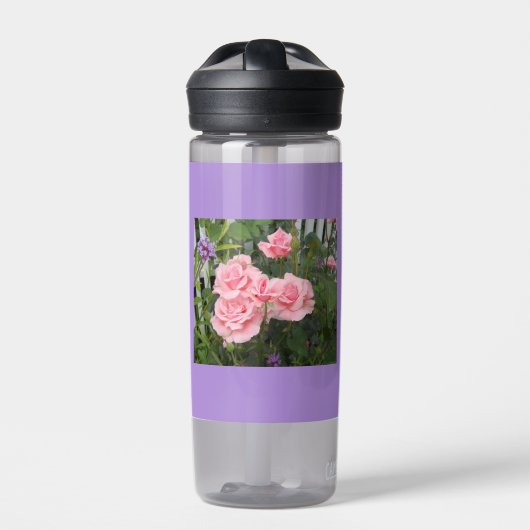 Pink Roses Camelback Trinkflasche (Vorderseite)
