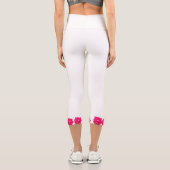 PINK ROSES CAPRI LEGGINGS (Rückseite)