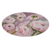 Pink Roses Cutting Board Schneidebrett (Ecke)