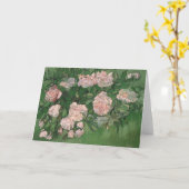 Pink Roses (F595) Van Gogh Fine Art Karte (Gelbe Blume)
