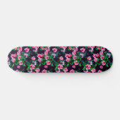 PINK ROSES FLORAL SKATEBOARD (Horizontal)