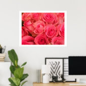 Pink Roses Foto Poster (Heimbüro)