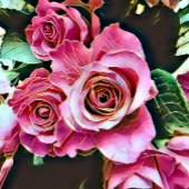 PINK ROSES FOTODRUCK