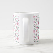 Pink Roses Galore Jumbo-Tasse (Rückseite)