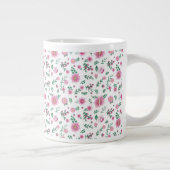 Pink Roses Galore Jumbo-Tasse (Rechts)