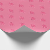 Pink roses geschenkpapier (Ecke)