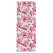 Pink Roses Geschenktasche Geschenktüte Für Weinflaschen (Rückseite)