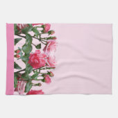 PINK ROSES GESCHIRRTUCH (Horizontal)