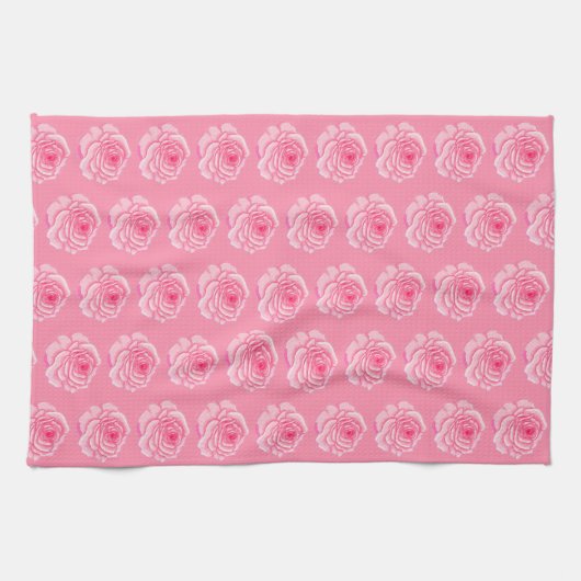 Pink roses geschirrtuch (Horizontal)