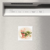 Pink Roses Gift Magnet (In Situ (Geschirrspüler))