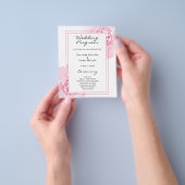 Pink Roses Hochzeitsprogramm (Gruppe)