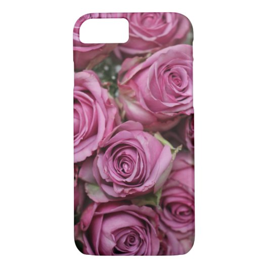 Pink Roses iPhone 7 Fall Case-Mate iPhone Hülle (Rückseite)