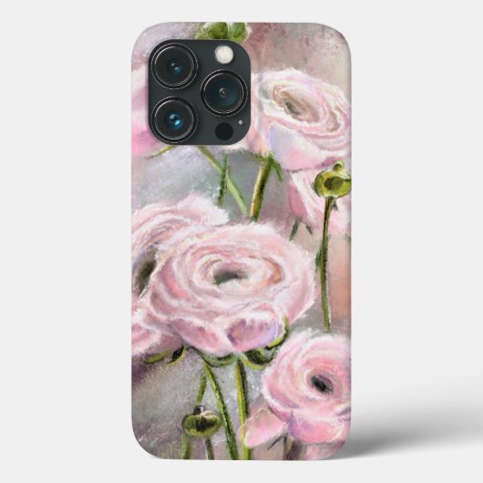 Pink Roses iPhone Case (Rückseite)