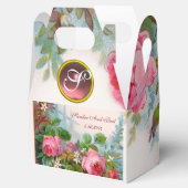 PINK ROSES ,JASMINES WEDING GEM MONOGRAM GESCHENKSCHACHTEL (Geöffnet)