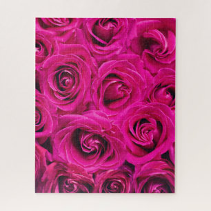 PINK ROSES JIGSAW PUZZLE