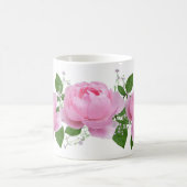 Pink roses kaffeetasse (Mittel)