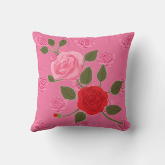 Pink roses kissen