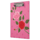 Pink roses klemmbrett (Links)