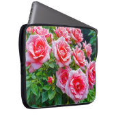 Pink Roses Laptop Sleeve (Vorne Rechts)