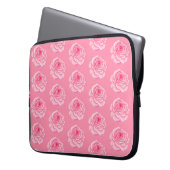 Pink roses laptopschutzhülle (Vorderseite Links)