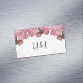 PINK ROSES MAGNETISCHE VISITENKARTE (Beispiel)