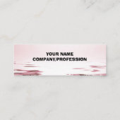 PINK ROSES MINI VISITENKARTE (Rückseite)