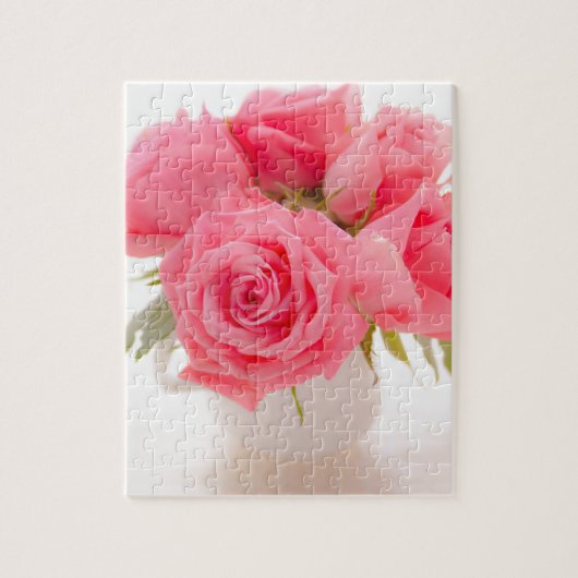 Pink roses | mothersday | birthday | puzzle (Vertikal)
