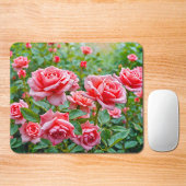 Pink Roses Mouse Pad Mousepad