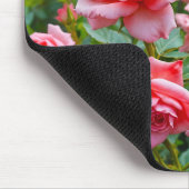 Pink Roses Mouse Pad Mousepad (Ecke)