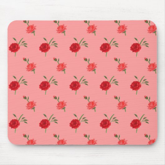 Pink roses mousepad (Vorne)