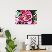 PINK ROSES POSTER (Heimbüro)