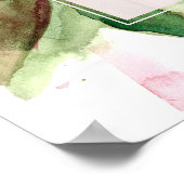 Pink Roses Scripture Romans Grace to You Poster (Ecke)