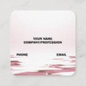 PINK ROSES TELEFONNUMMERKARTE (Rückseite)