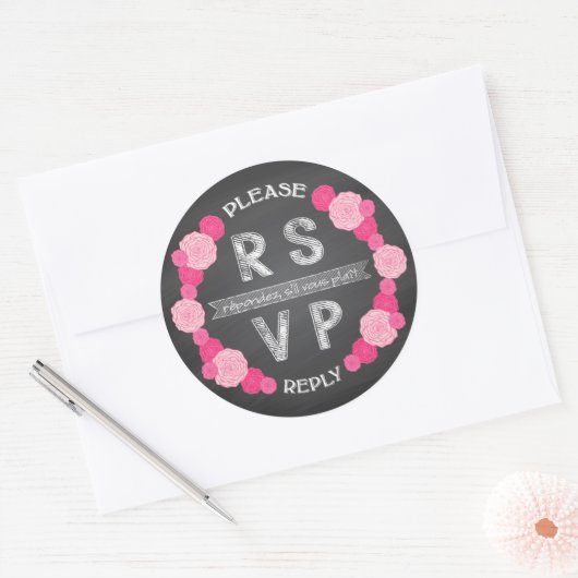 Pink Roses UAWG Sticker (Umschlag)