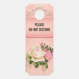 Pink Roses und Diamond Tiara Princess dürfen nicht Türanhänger