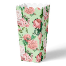 Pink Roses Vintag Style Favor Box