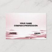 PINK ROSES Visitenkarte (Rückseite)