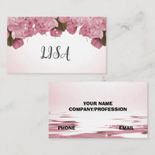 PINK ROSES VISITENKARTE