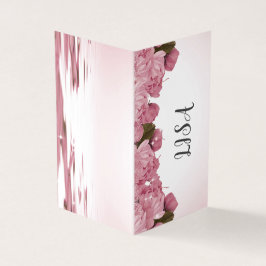 PINK ROSES VISITENKARTEN
