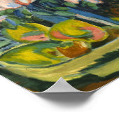 Pink Roses von Ernst Ludwig Kirchner Poster (Ecke)