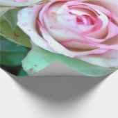 Pink Roses Wrapping Paper Geschenkpapier (Ecke)