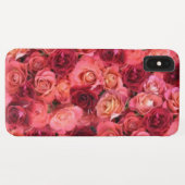 PINK ROTE ROSE FELD Floral Case-Mate iPhone Hülle (Rückseite (Horizontal))